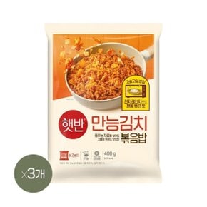 햇반 만능김치볶음밥 400g x3개