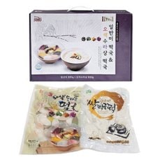 김수미 국산 떡국 설 선물세트 일반500g+오색500g 떡국떡 국내산쌀