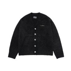 V NECK BOUCLE CARDIGAN BLACK V넥부클 가디건 블랙