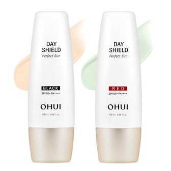  오휘 (NEW)데이쉴드 퍼펙트 선크림 50ml 선레드 선블랙 선택1