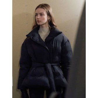 안젤로비안코 [여울 PICK][오늘출발]Lina Belted Duck Down, BLACK