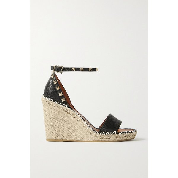 락스터드 105 텍스처드 가죽 에스파드리유 웨지 샌들 1647597346599200