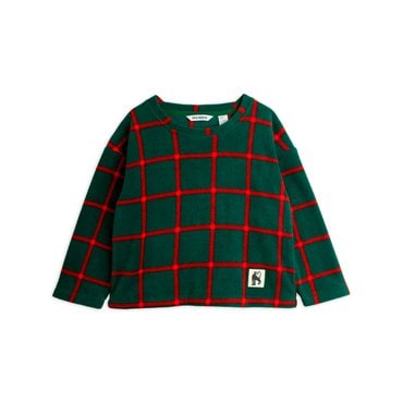 매직에디션 [MINI RODINI] Plaid aop fleece ls top