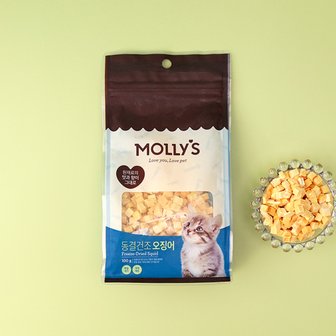 MOLLY'S 몰리스 동결건조 오징어 100g