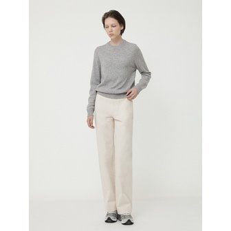 필더스 WOMAN CLASSIC BRUSHED COTTON PANTS CREAM IVORY