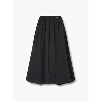 GCUT 로고 밴딩 플레어 스커트_블랙 7214435203