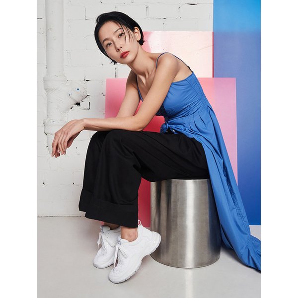 Ruffle sneakers(white)_DG4DS24021WHT