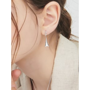 Crescendo Silver drop Earring Ie260 [Silver]