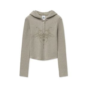 rivet hood [beige]