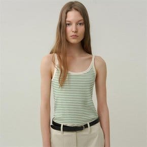 stripe sleeveless t-shirt (3colors)