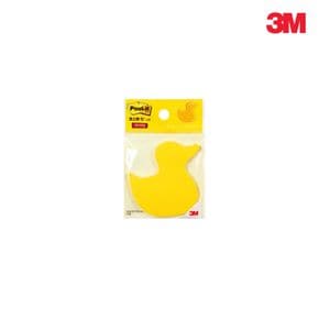3M 포스트잇 강한 점착용 다이컷 모양 노트 오리