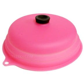 실리콘 접이식 전자레인지 돔뚜껑-22cm 1개/진핑크