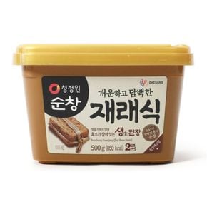 청정원 순창 재래식 생된장 500g[34639490]