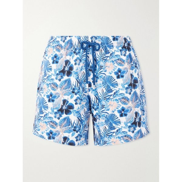 빌보콰 문라이즈 스트레이트 레그 미드 렝스 프린트 스윔 쇼츠 46376663163072967