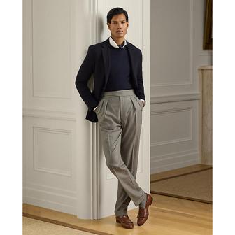 퍼플라벨 Purple Label 핸드테일러드 플란넬 수트 트라우저 (MNPLTRO27620476020)