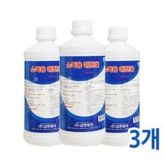 삼현 소독용 에탄올 500ml x3병/소독약/소독제/알콜