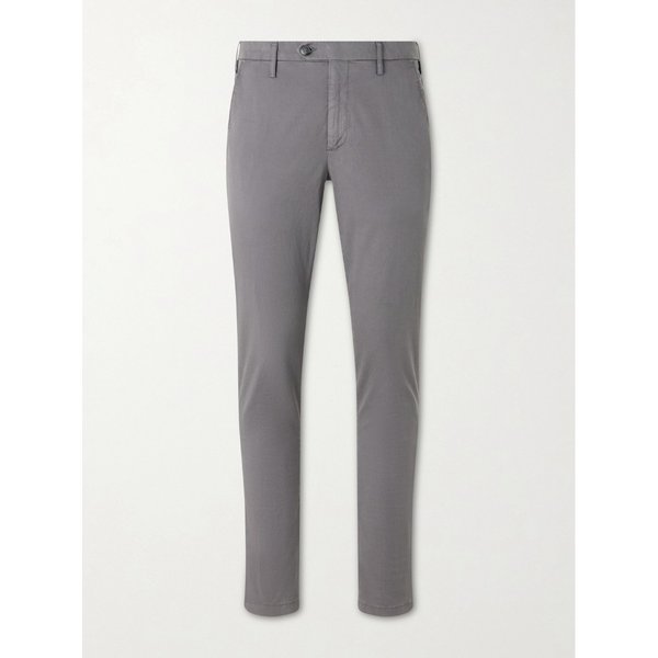 슬림핏 스트레치 코튼 블렌드 개버딘 팬츠 46376663163067515