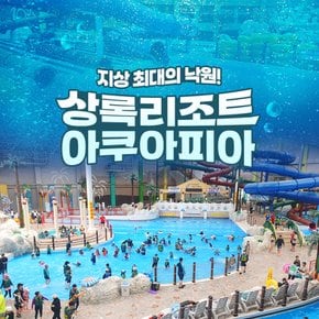 [천안] 상록리조트 아쿠아피아 입장권!(~26.10.11)