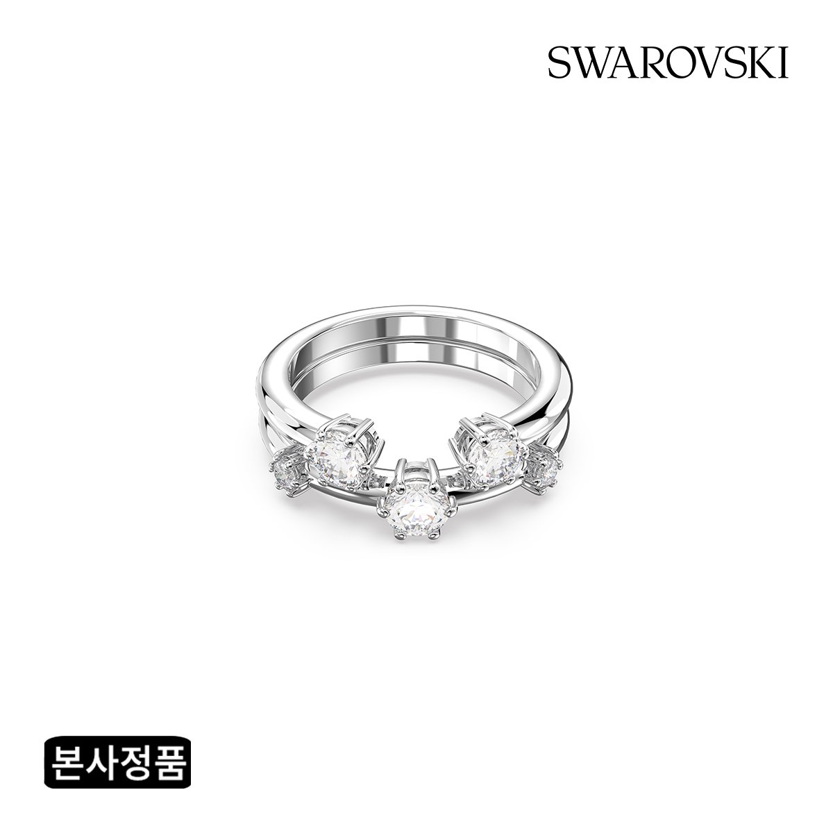 [사은품 증정][본사정품/쇼핑백증정] Constella 로듐 더블반지 S/M/L 5640960_5640961_5640962 ...