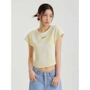 크루넥 로고 탑 옐로우_CREW NECK LOGO TOP YELLOW