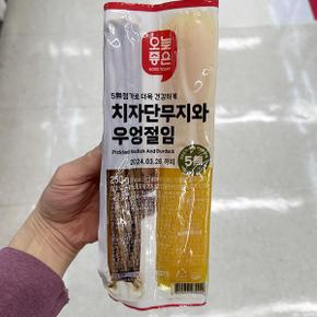 오늘좋은 치자단무지와 우엉절임 250g x 2개 아이스박스포장