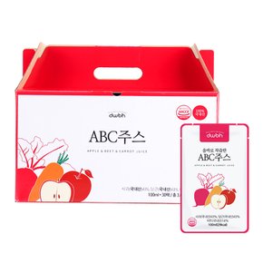 [오늘보감] 사과 비트 당근 국내산100% 저온착즙 ABC주스 100ml 30포