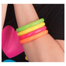 영국직구 브리스톨노벨티  남녀공용 80s Neon Bracelets (4종 세트)