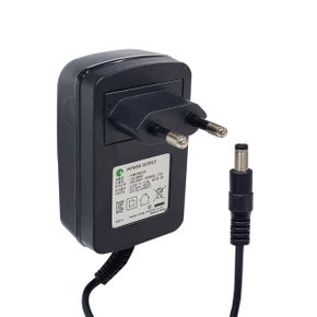 DC 12V 2A 어댑터 벽걸이형 2.4M 모니터 LED 공유기 CCTV 직류 전원 장치