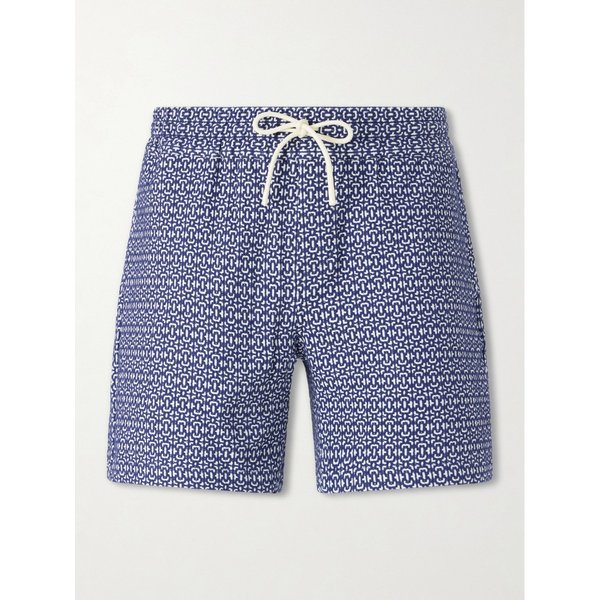 포르투기스 플란넬 앱스트랙트 타일 스트레이트 레그 코튼 쇼츠 46376663163010629