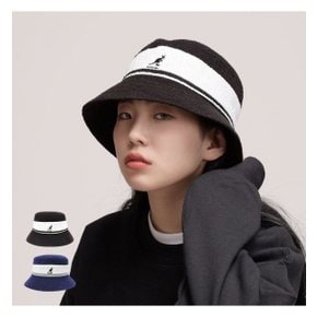 버뮤다 스트라이프 버킷햇 모자 K3326ST