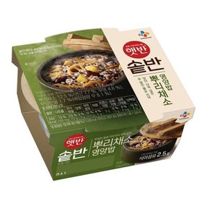  CJ 햇반 솥반 뿌리채소영양밥 200g 3개