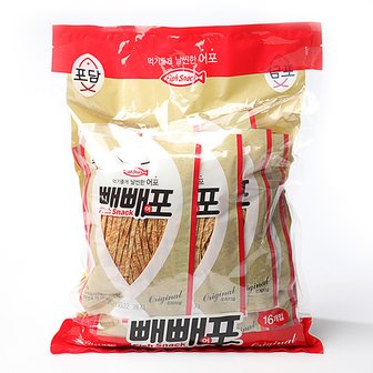 과일愛 [코스트코]포담 빼빼어포 (오리지널) 24g x 16 / 쥐포채