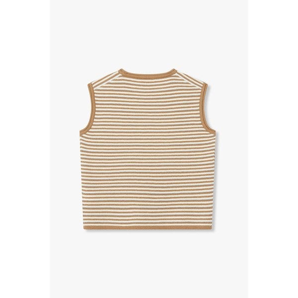 스트라이프 슬리브리스 니트 IA16152150164