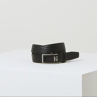 헤지스 [HAZZYS] 블랙 버클장식 소가죽 자동벨트 HJBE2F775BK