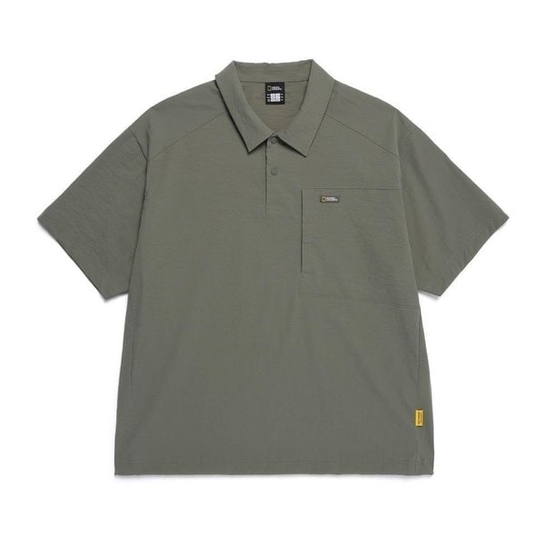 [부산점] N252MTS180 055 내셔널지오그래픽 프로즌큐브 반팔 카라티셔츠