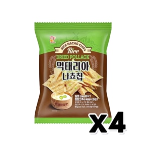 먹태리아 나쵸칩 청양마요맛 봉지스낵 60g x 4개