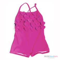 [드라마퀸] 베이비 멀티 하트 원피스 수영복 - 핑크 (DRAMAQUEEN BABY MULTI HEART ONE PIECE - PINK) (최초판매가:139,000원)