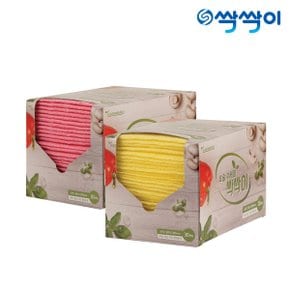 요술 수세미 싹싹이 1세트(수세미 180매+항균행주 3매)