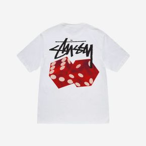 스투시 다이스 아웃 티셔츠 화이트 Diced Out T-Shirt White