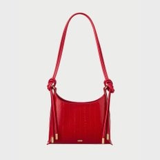 EENK [S머니 10% 적립]HELLY Adjustable Strap Square Bag - Red