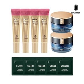 아이크림 시즌12 40ml x4 + 엑스퍼트 크림 50ml x2 + 큐템 세라밤 앰플 1ml 5매