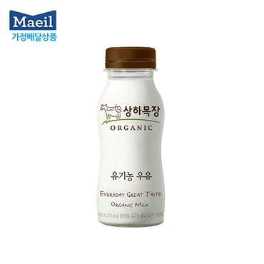 매일 [매일유업 가정배달] 상하목장 유기농 우유 180ml 3개월 60회(주5회)