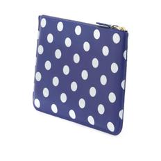 COMME DES GARCONS WALLET 남성 polka dots pouch Blue