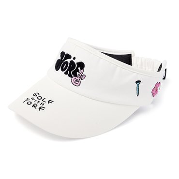 욜프 SUN VISOR TROPHY WHITE 욜프 썬바이저 트로피 화이트