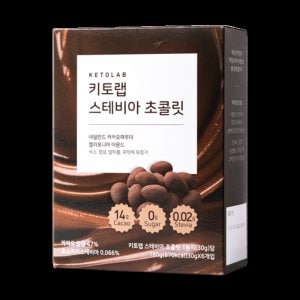  키토랩 무설탕 스테비아 초콜릿 30g, 12개