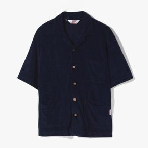 바튼웨어 반팔셔츠 LOUNGE SHIRT (TERRY CLOTH) NAVY