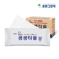 [유한그린텍]생생타올 업소용 물티슈 1입(평판) X 400매(1Box)