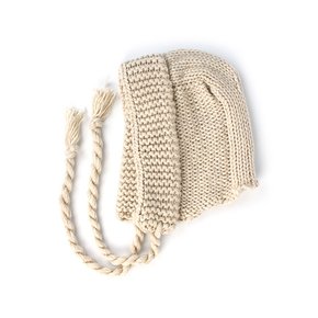 Rope Beige Knit Bonnet Hat 니트보닛햇