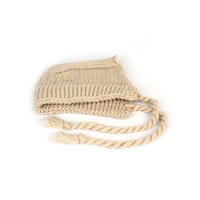 Rope Beige Knit Bonnet Hat 니트보닛햇