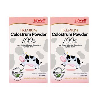  하이웰 프리미엄 초유파우더 Colostrum Powder 100gx2